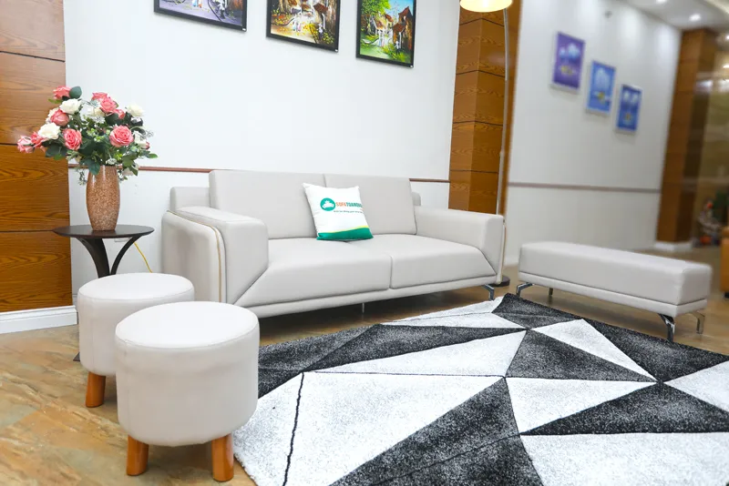 bộ sofa 4 món cho nhà ống