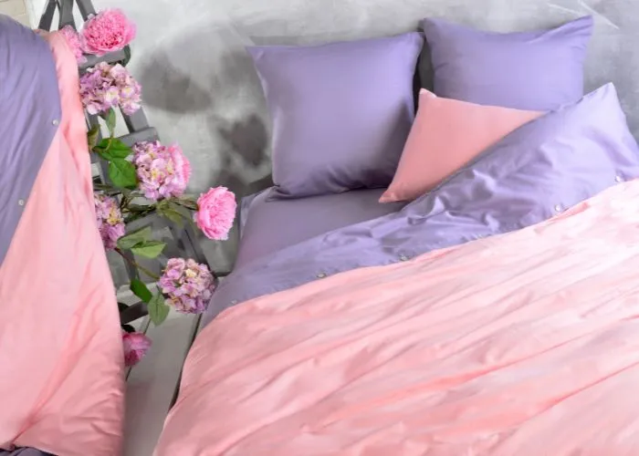 Sắc hồng tím hài hòa tạo cảm giác thư thái dễ chịu