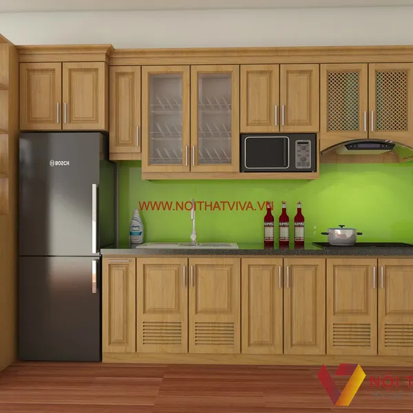 Khám Phá Các Mẫu Tủ Bếp Gỗ Chữ L Đẹp: Lựa Chọn Hoàn Hảo Cho Không Gian Hiện Đại