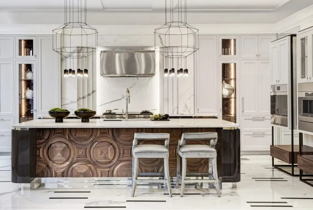 Không gian bếp sang trọng