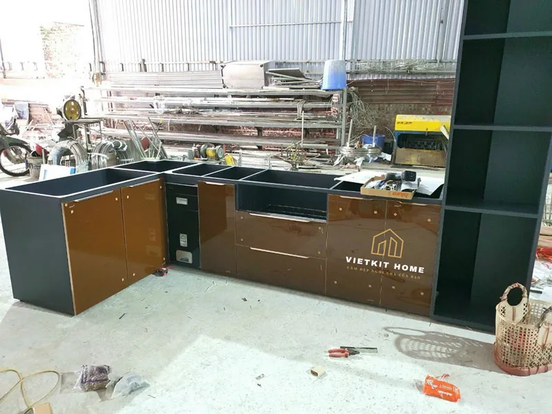 Cấu tạo tủ bếp inox 304 Vietkit Home