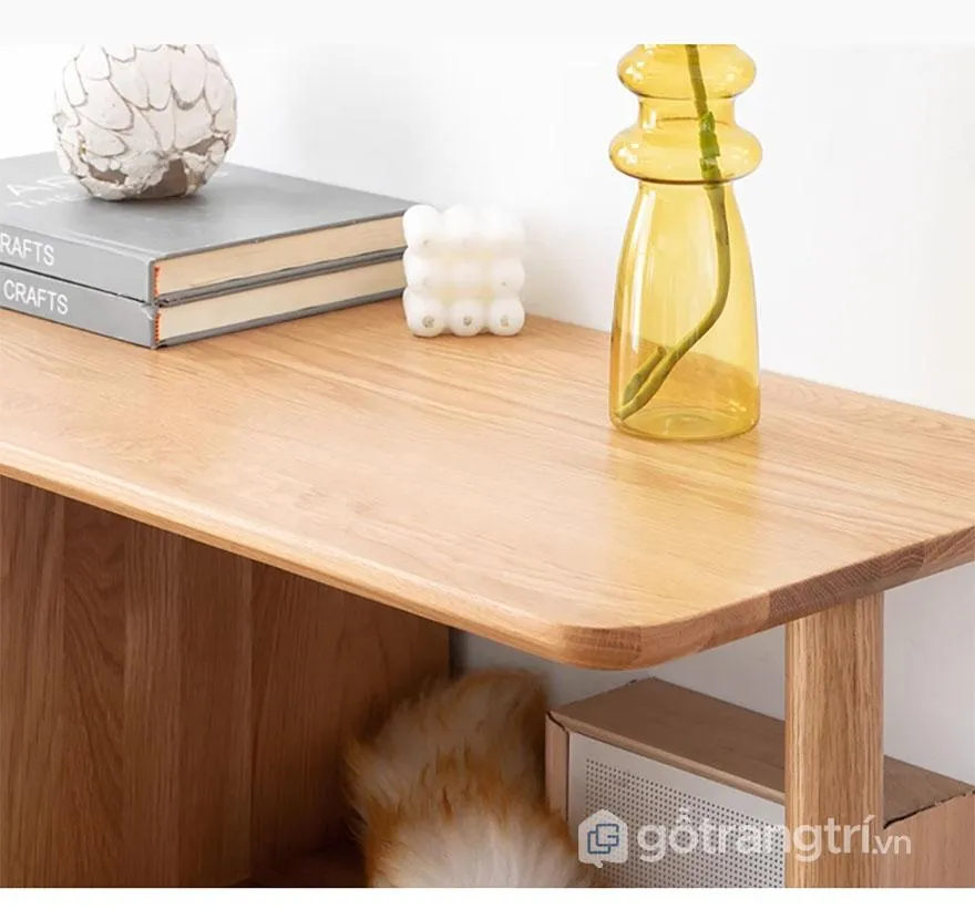 Mẫu tủ giầy gỗ tự nhiên đẹp nhỏ gọn GHS-52042