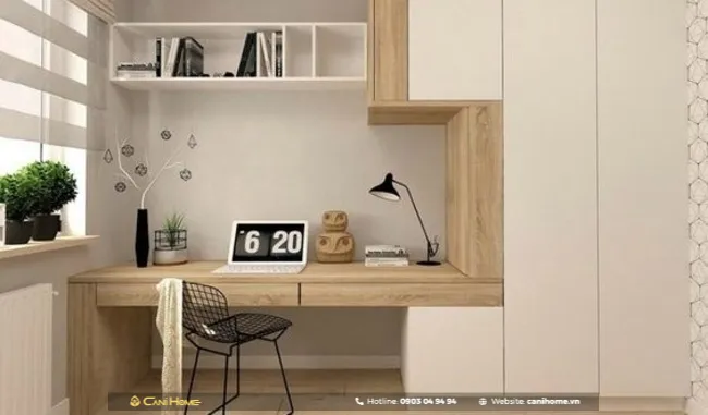 Bảng giá tủ quần áo kết hợp bàn làm việc theo chất liệu