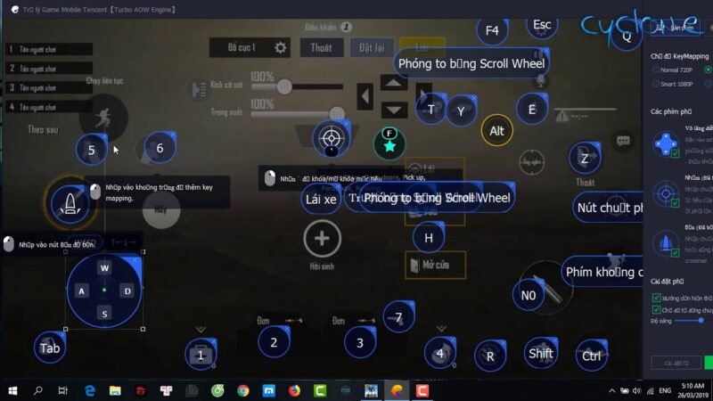 Cách Cài Đặt Bàn Phím Chơi PUBG Mobile Chi Tiết Nhất Trên GameLoop (TGB)