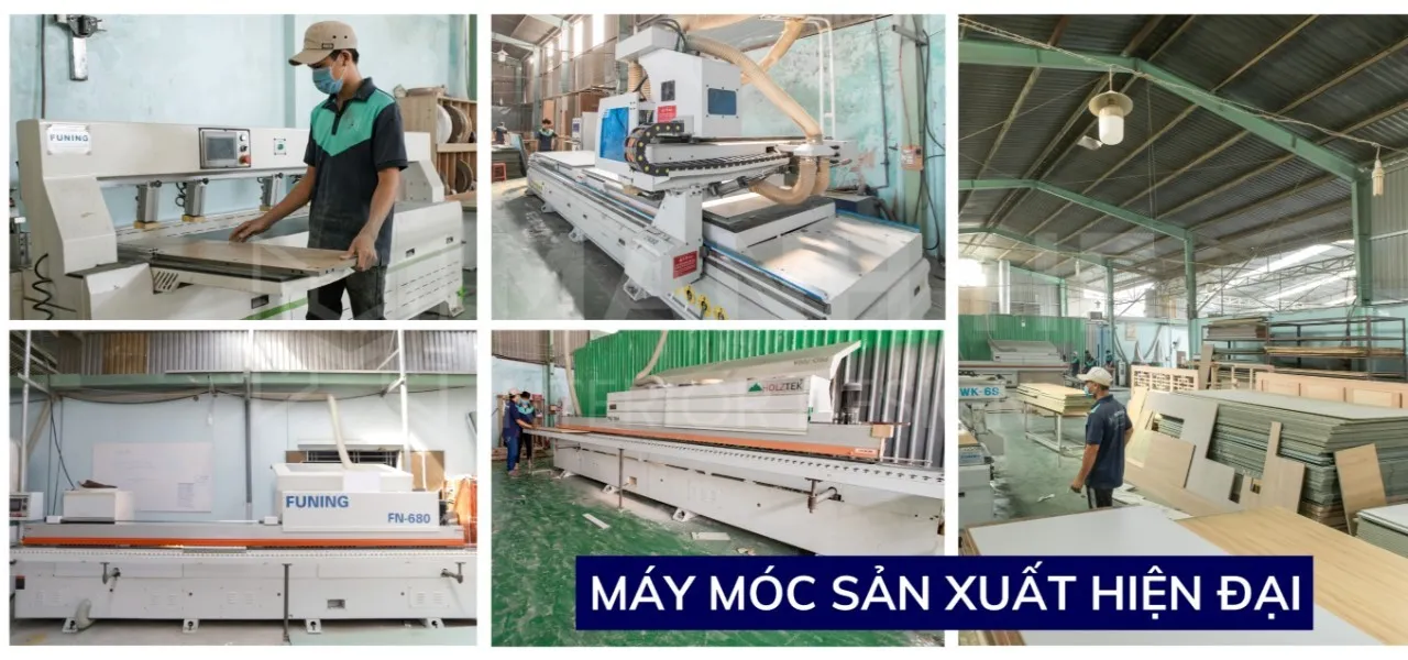 Máy móc sản xuất hiện đại