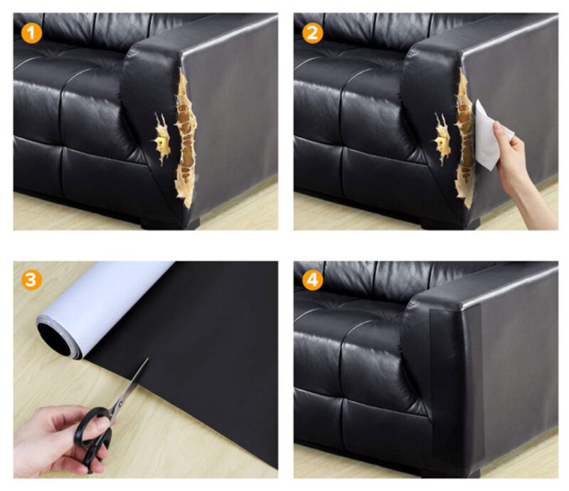 Hướng Dẫn Chi Tiết Cách Dán Miếng Dán Ghế Da Bị Rách Tại Nhà