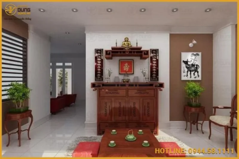 Minh họa hướng bàn thờ là hướng nhìn ra hay tựa lưng Minh họa hướng bàn thờ là hướng nhìn ra hay tựa lưng