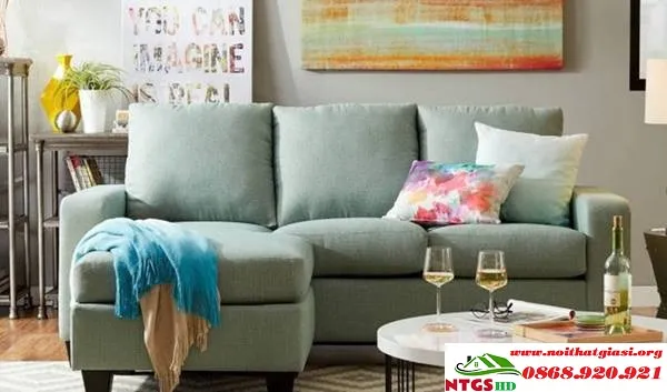 Bộ Sofa Chữ L Mini Êm Ái Tiện Lợi