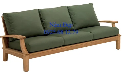Nệm ghế gỗ phòng khách hiện đại giá tốt