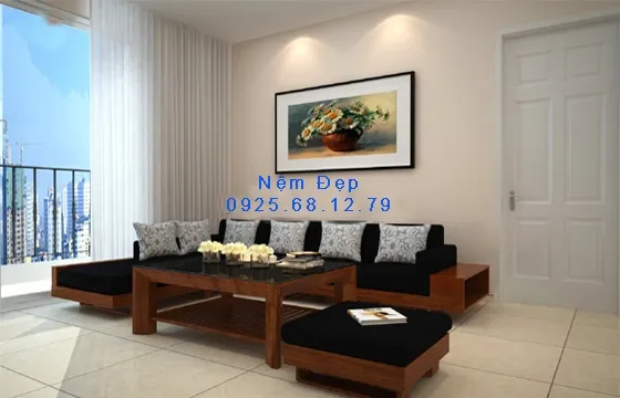 Nệm lót ghế gỗ mẫu NL-15