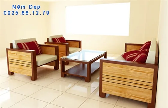 Nệm lót ghế gỗ mẫu NL-18