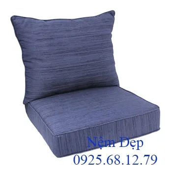 Nệm trải ghế gỗ nhiều màu