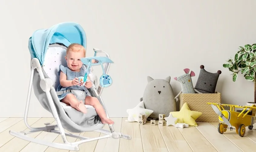 Ghế đa năng 5 in 1 Kinderkraft KK.UNIMOUP (từ 0 tháng) - Đảm bảo chất liệu mềm mại