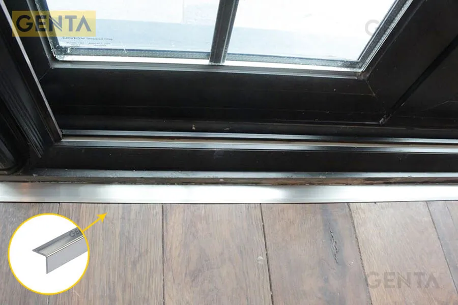 Nẹp kết thúc sàn gỗ CP15 tạo điểm nhấn hiện đại cho sàn gỗ