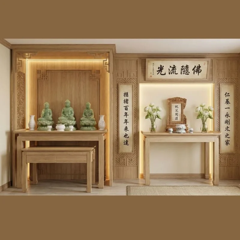 Nguyên tắc đặt bàn thờ Phật và gia tiên theo vị trí cao thấp nguyên tắc đặt bàn thờ Phật và gia tiên theo vị trí cao thấp