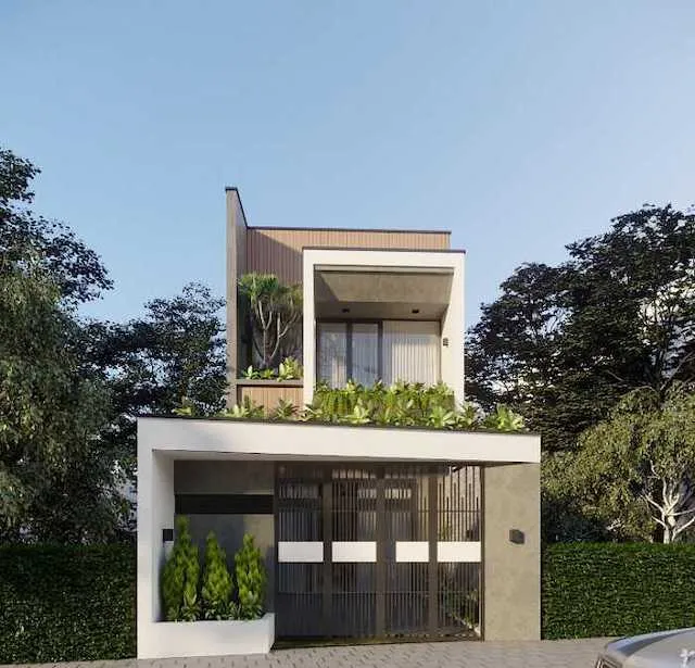 Mẫu bàn ghế nhỏ gọn với thiết kế đơn giản, màu sắc trung tính