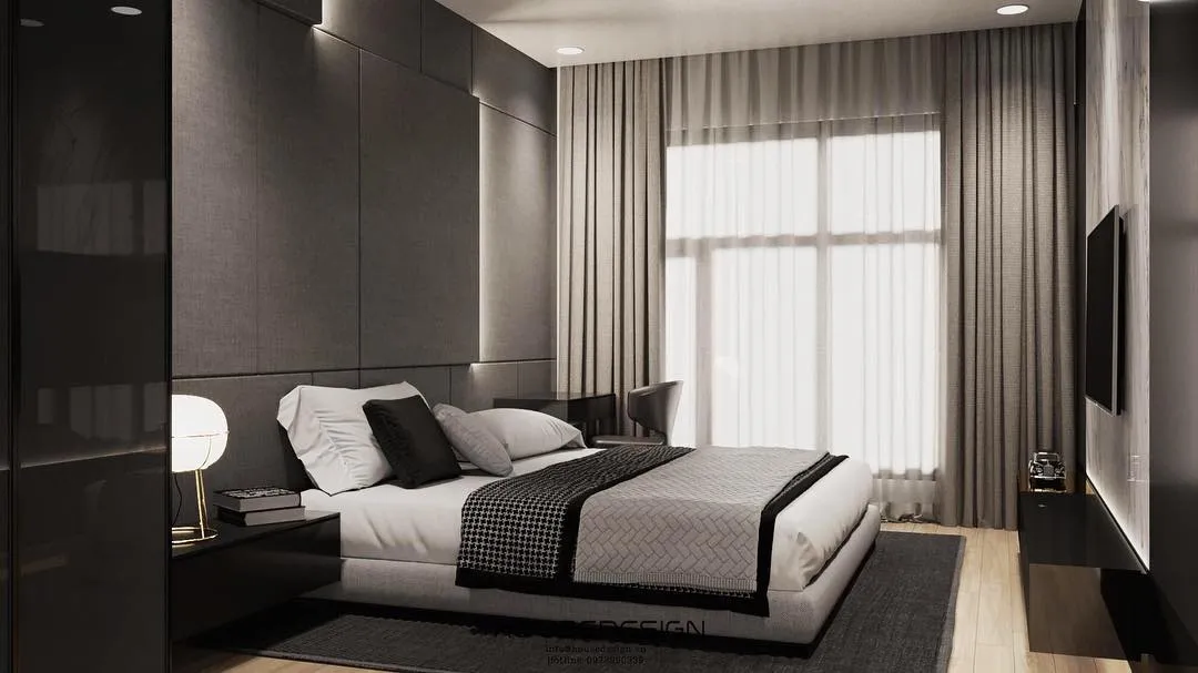 Nội thất gỗ tự nhiên trong phòng khách sạn