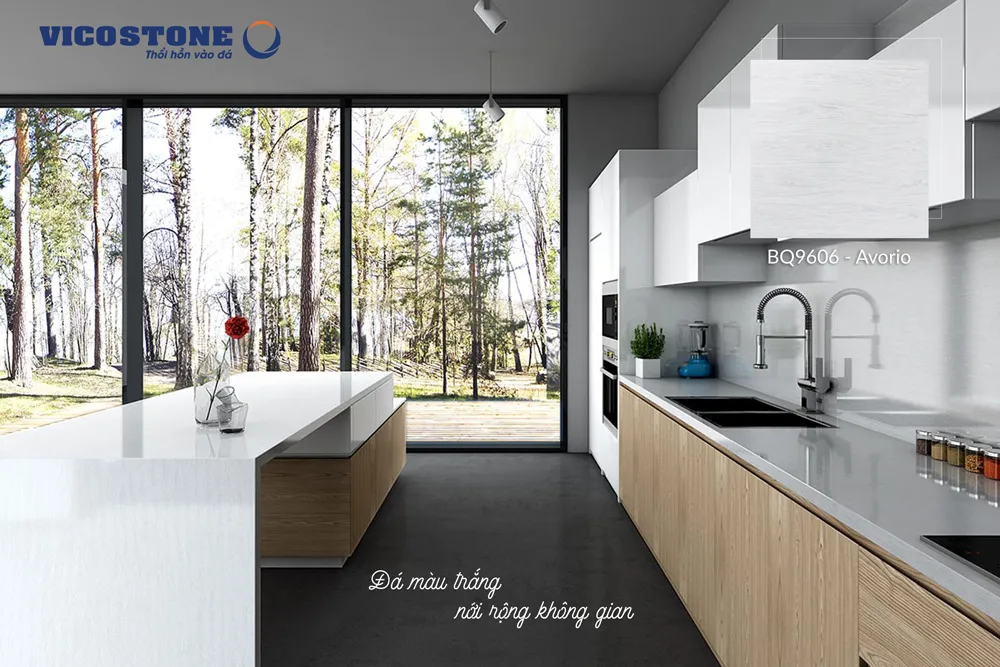 Nội thất phòng bếp mộc mạc giản dị