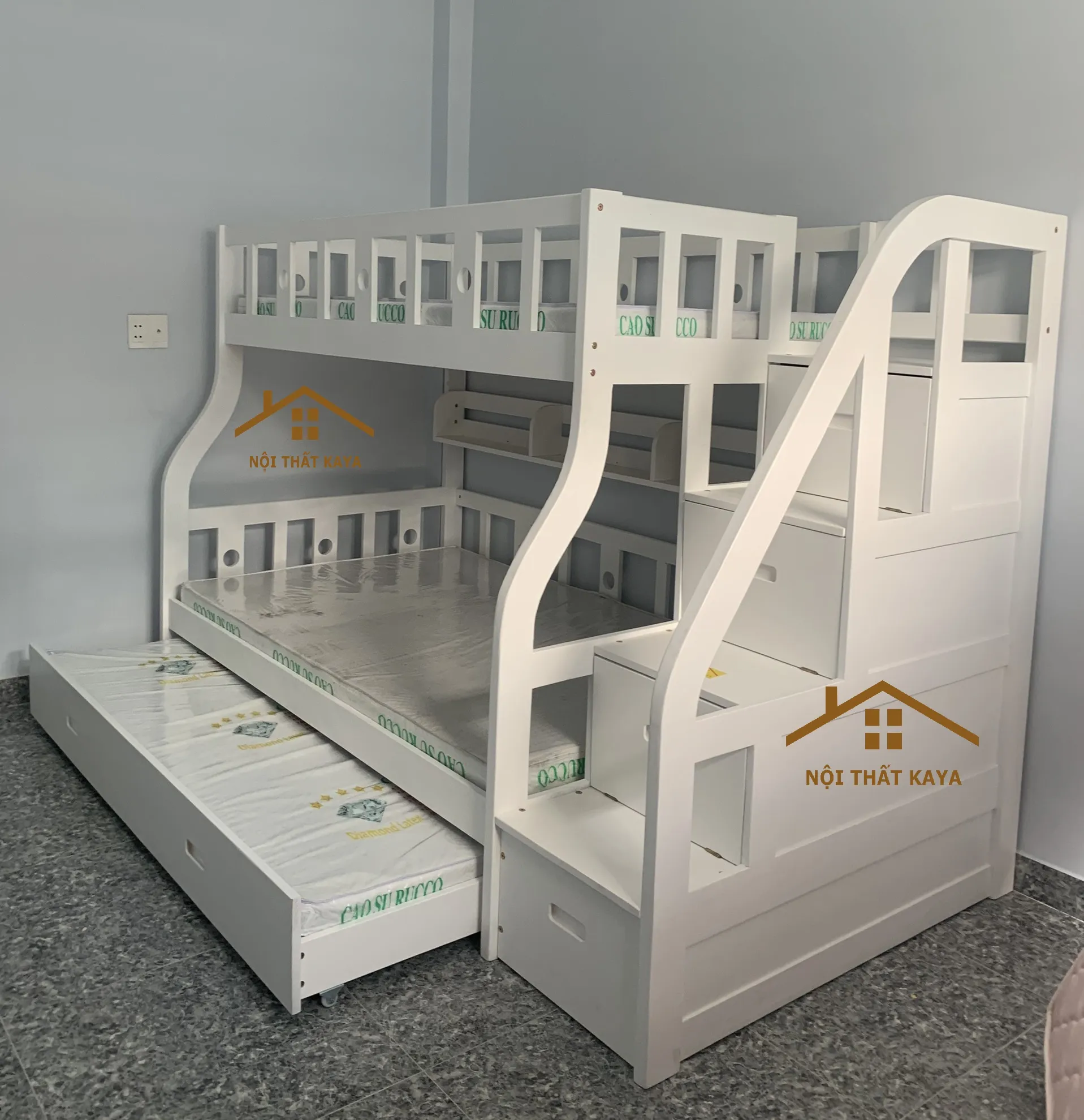 Giường tầng cao cấp OBA 1m-1m2