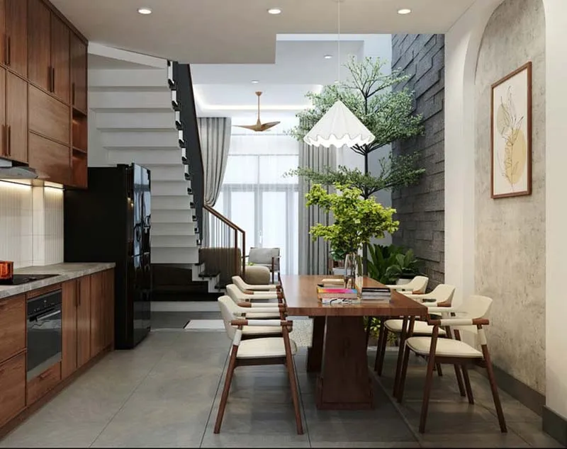 Thiết kế bếp thông thoáng cho nhà nhỏ