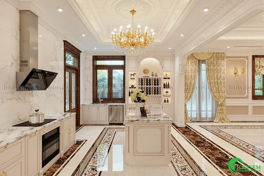 Căn phòng bếp tươi sáng, cảm giác sảng khoái khi sống ở không gian bếp này