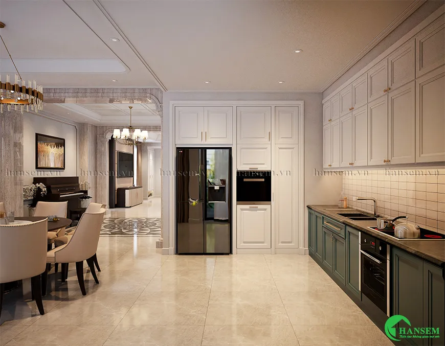 Thiết kế mang phong cách hiện đại lẫn cổ điển