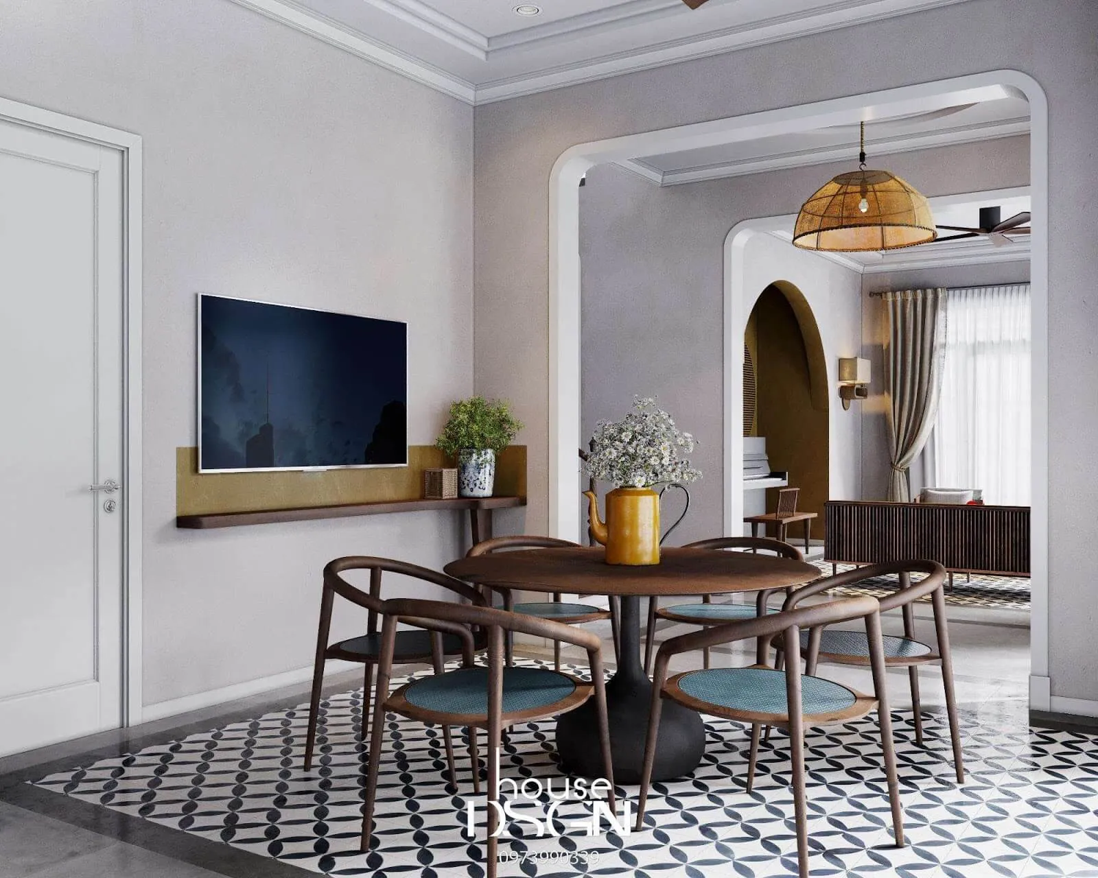 Phong cách retro vintage ấn tượng