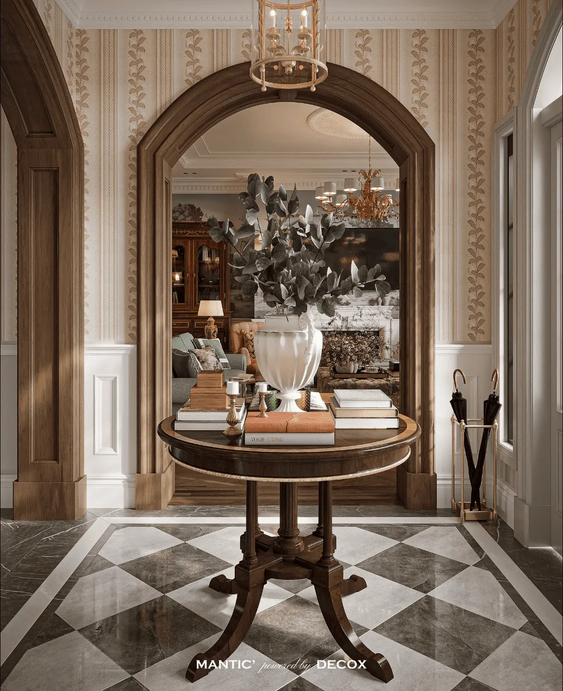 Thảm trải sàn họa tiết cổ điển