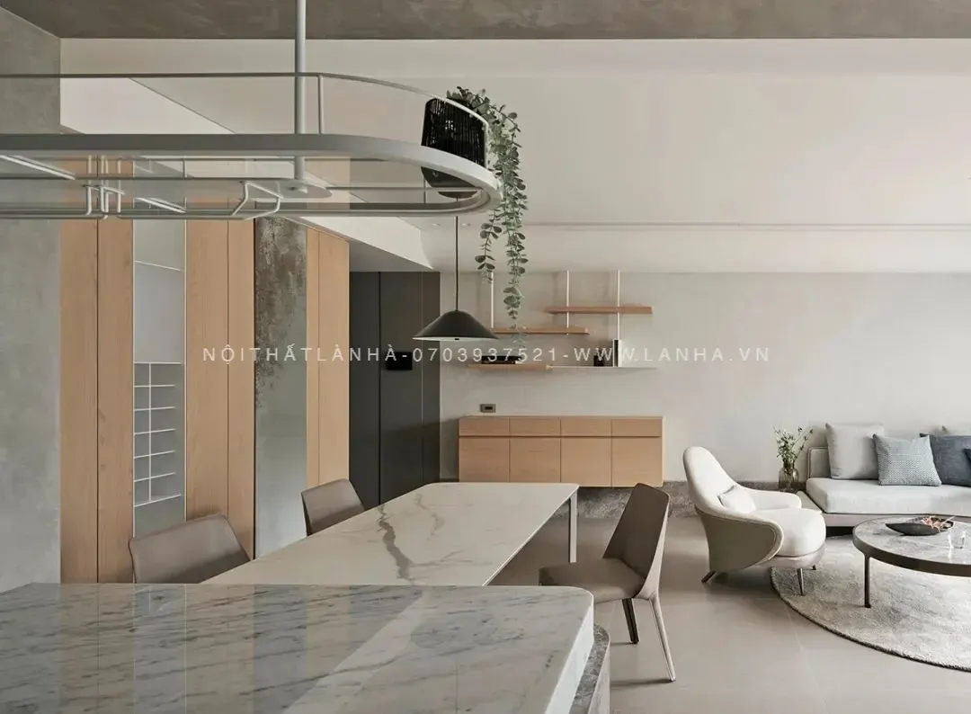 Lựa chọn màu sắc phòng khách chung cư tinh tế