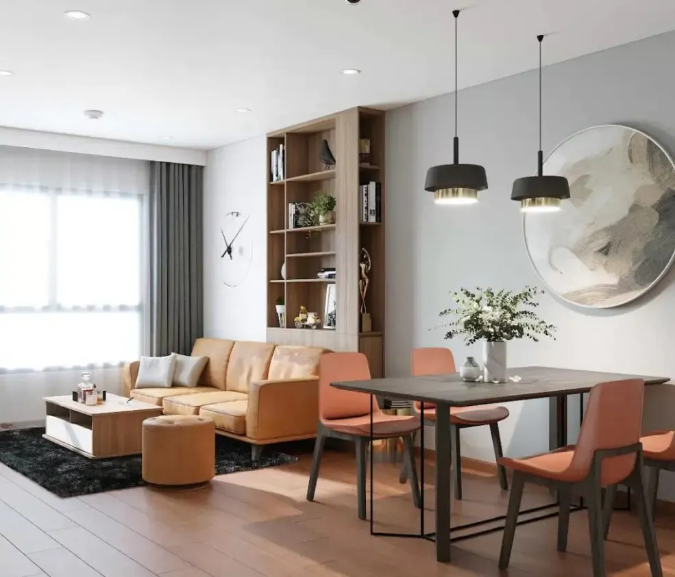 Sử dụng nội thất với màu sắc ấn tượng