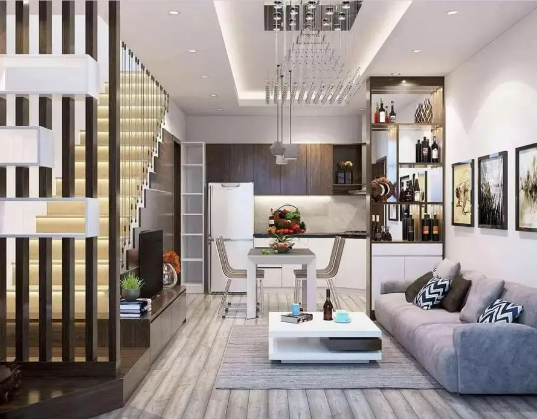 Bố trí nội thất hợp lý, không tạo cảm giác ngột ngạt