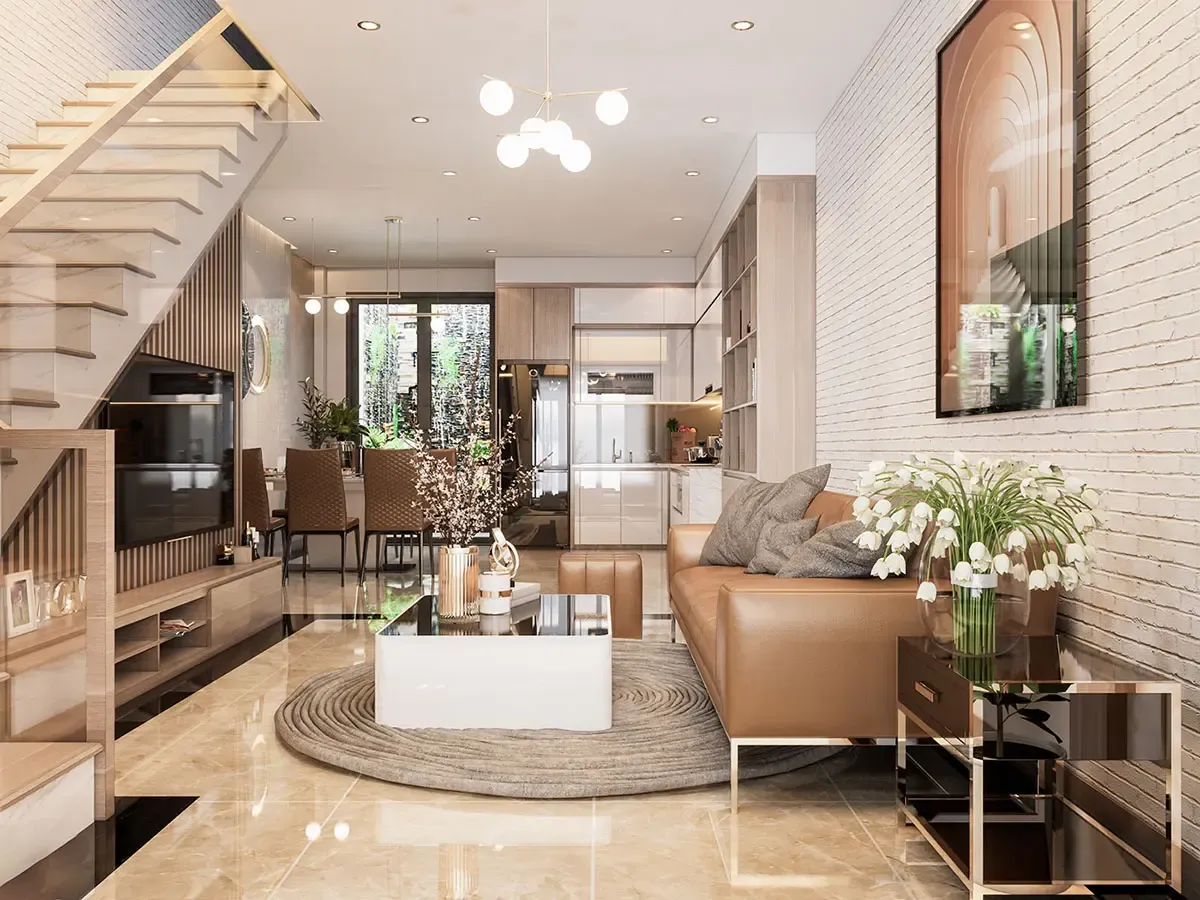 Hướng phong thủy cũng ảnh hưởng đến sự cân đối trong bố trí nội thất