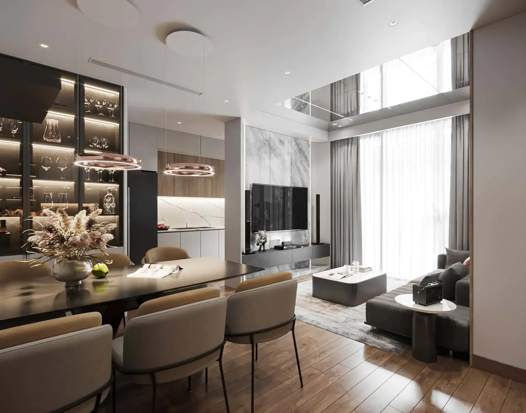 Chọn hướng phong thủy cho nhà bếp và phòng khách sẽ giúp gia chủ an tâm