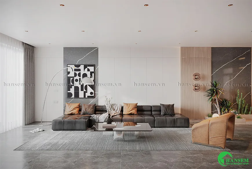 Bố trí màu sắc và đồ nội thất dịu mắt đảm bảo không gian dễ chịu