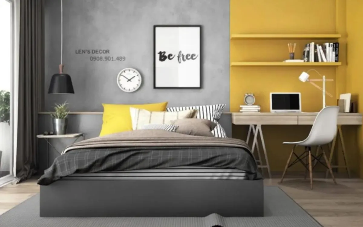 Phòng ngủ bé gái 18 tuổi