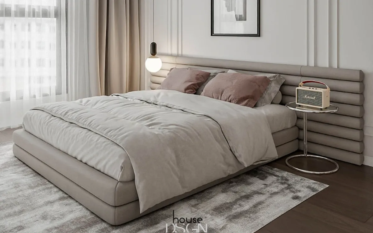 Phòng ngủ với thiết kế nội thất Bắc Âu đẹp, tinh tế