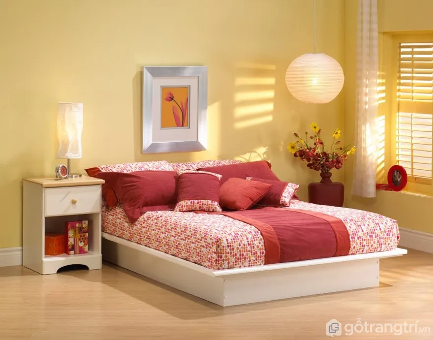 Đối với gia chủ thuộc mệnh Thổ trang trí màu sơn màu vàng đất - Ảnh: Internet