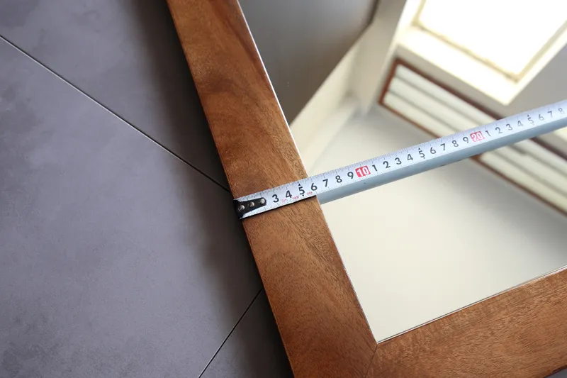 Gương soi khung gỗ tự nhiên 60x80cm Kanly PK21.02