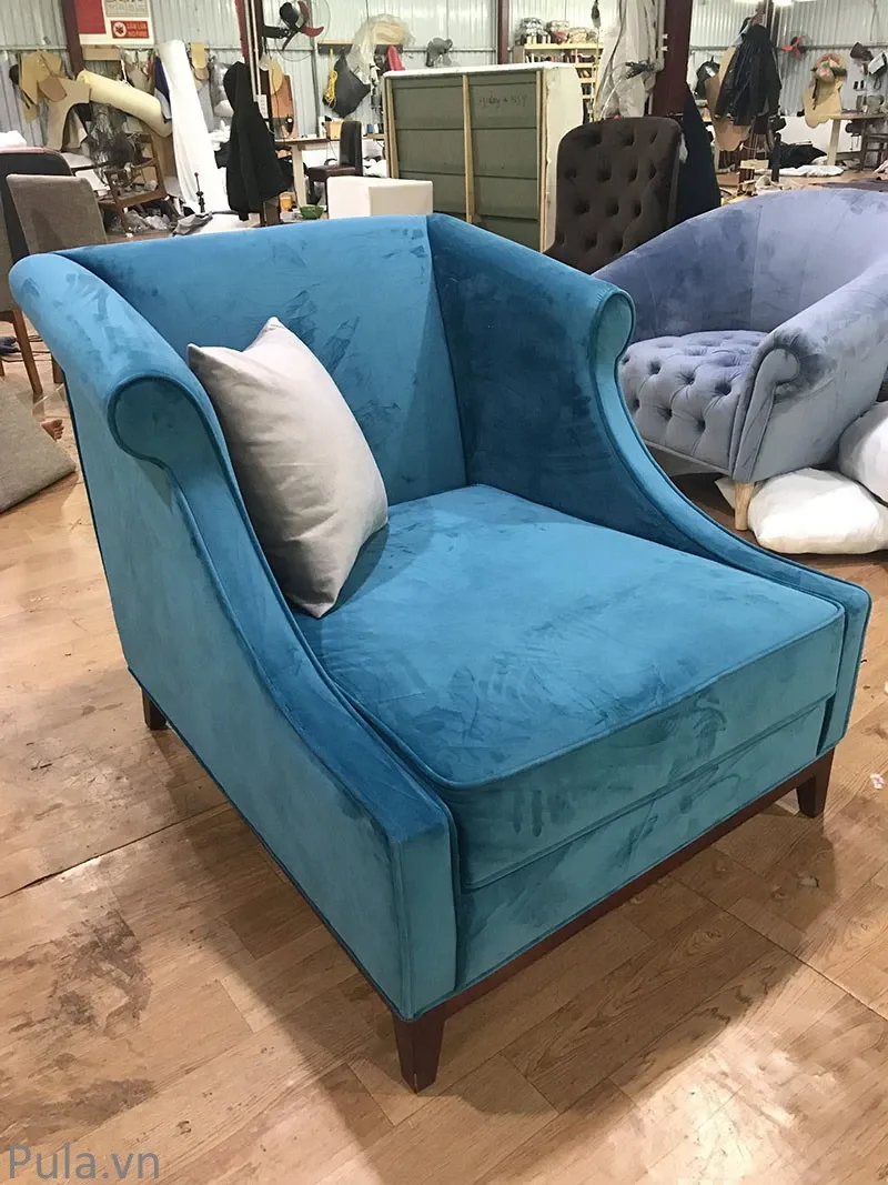 Xưởng nội thất Đại Phát sản xuất sofa đơn theo thiết kế