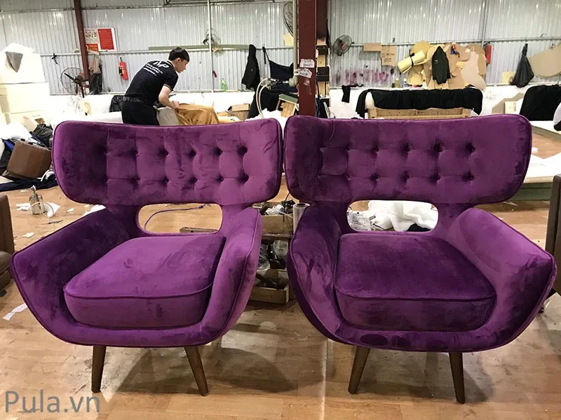 Xưởng nội thất Đại Phát sản xuất sofa đơn theo thiết kế