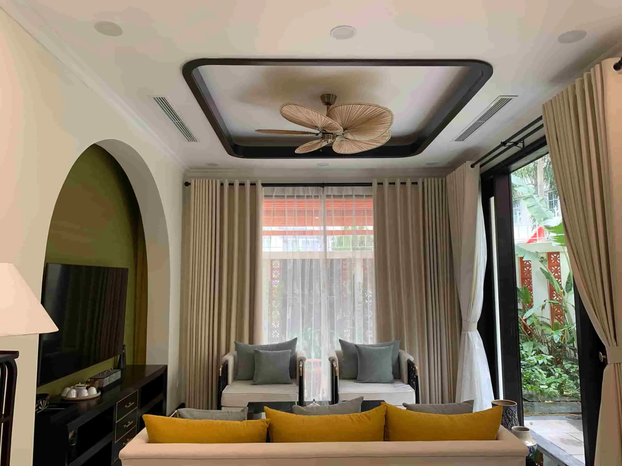 Quạt trần phòng khách