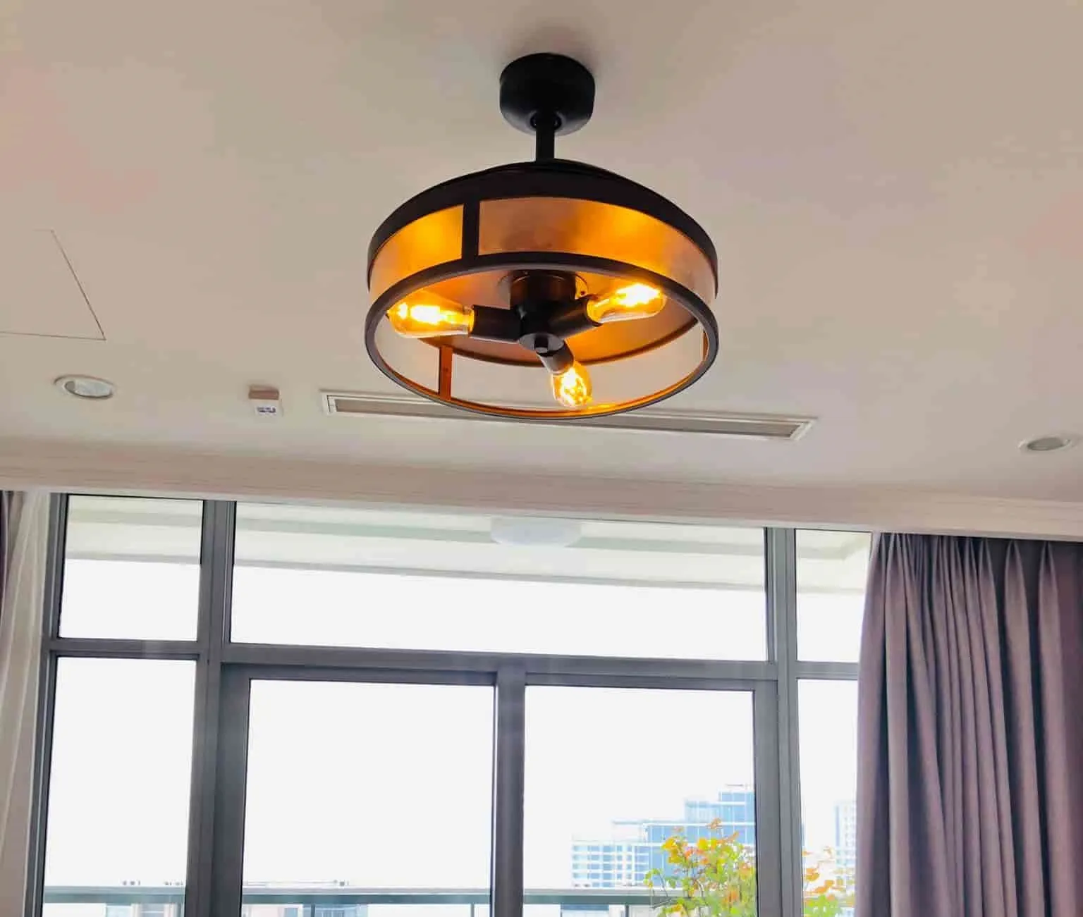 Quạt trần phòng khách