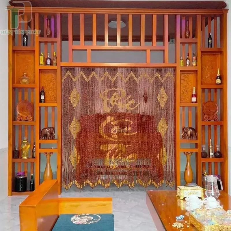 Các mẫu rèm hạt gỗ đẹp với kiểu dáng và màu sắc đa dạng