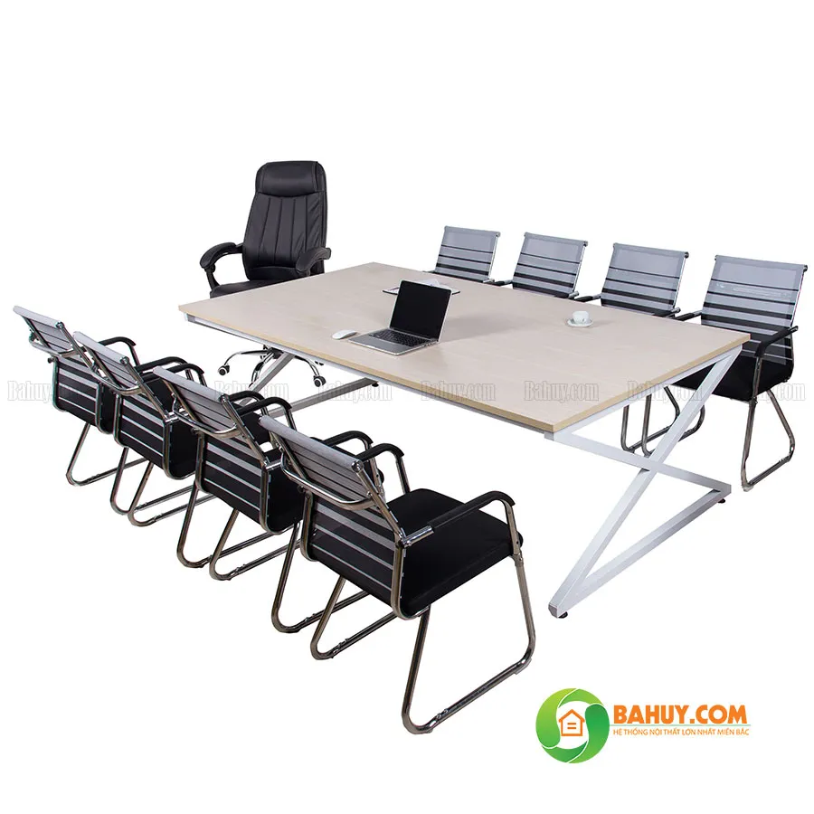 Bàn họp 2m4 BHS01 thanh lý để tối ưu không gian văn phòng