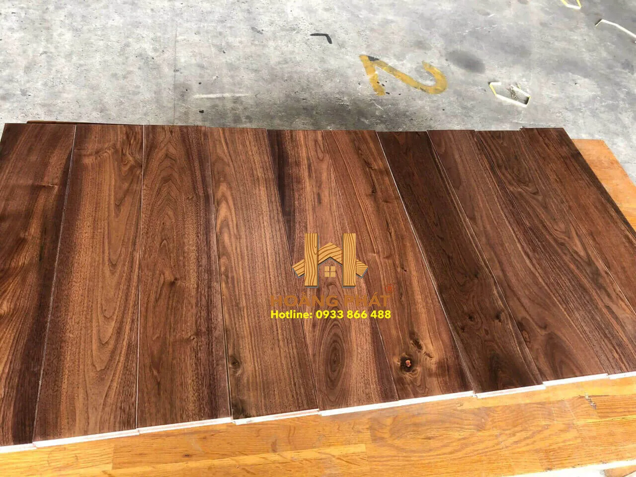 Hình ảnh thực tế sàn gỗ Walnut Engineered