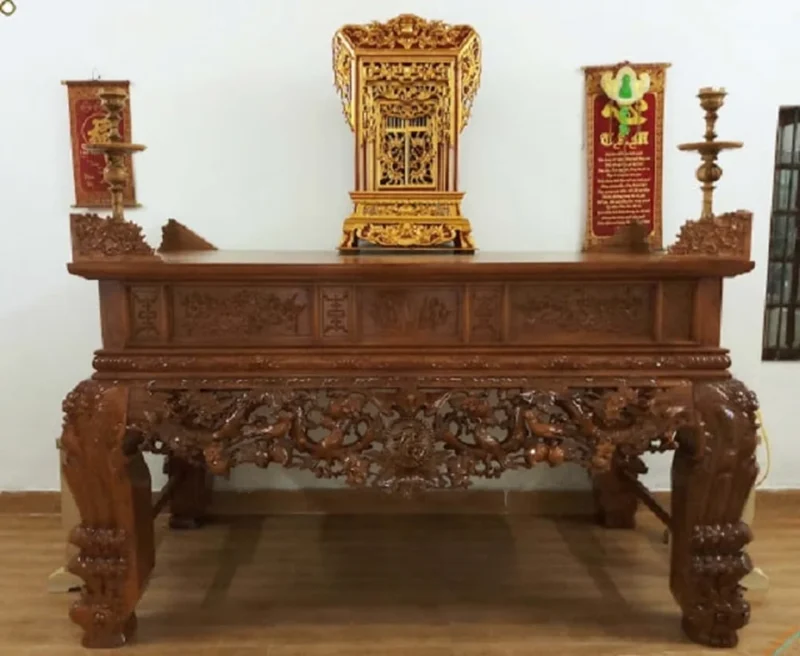Sắp xếp bàn thờ gia tiên chuẩn phong thủy