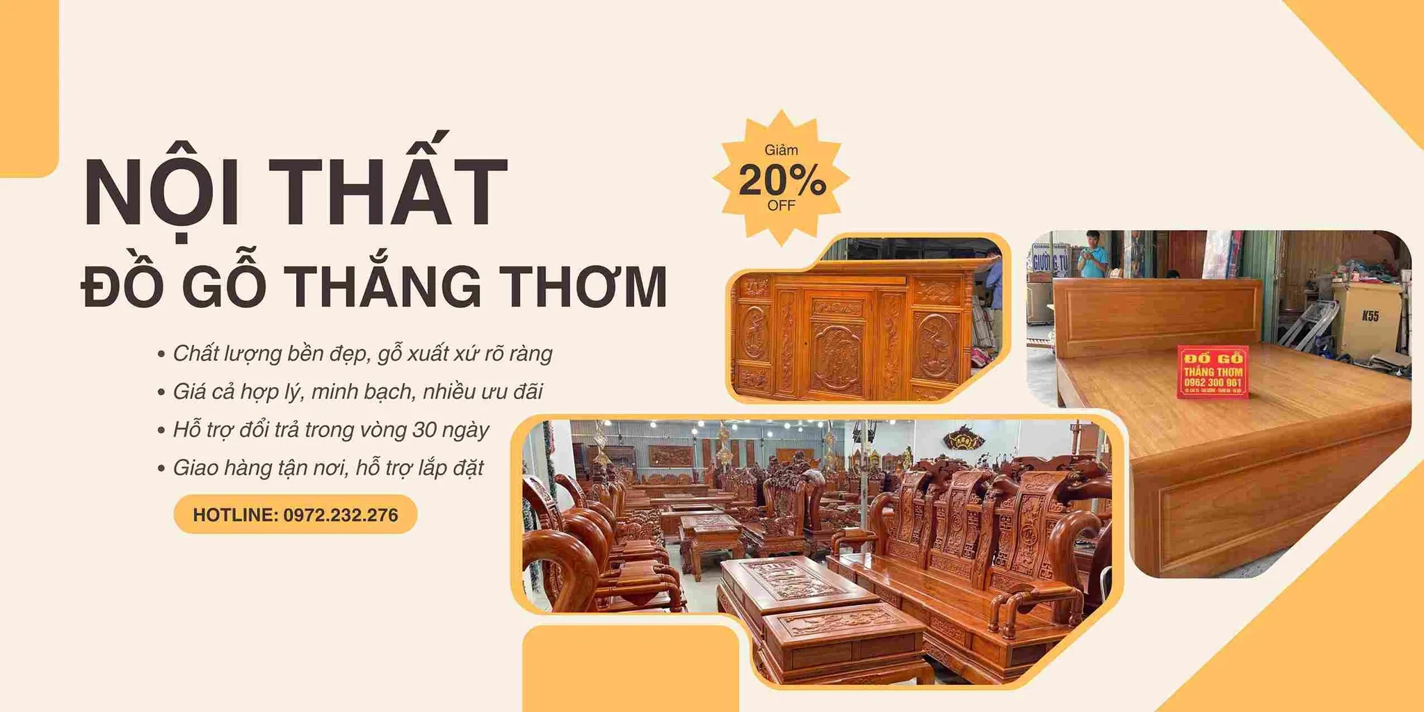 Một mẫu bộ bàn ghế gỗ sồi hiện đại, sang trọng