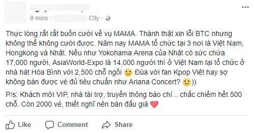 Sơ đồ Asia-World Expo 14.000 chỗ, đối lập với sơ đồ ghế nhà hát Hòa Bình