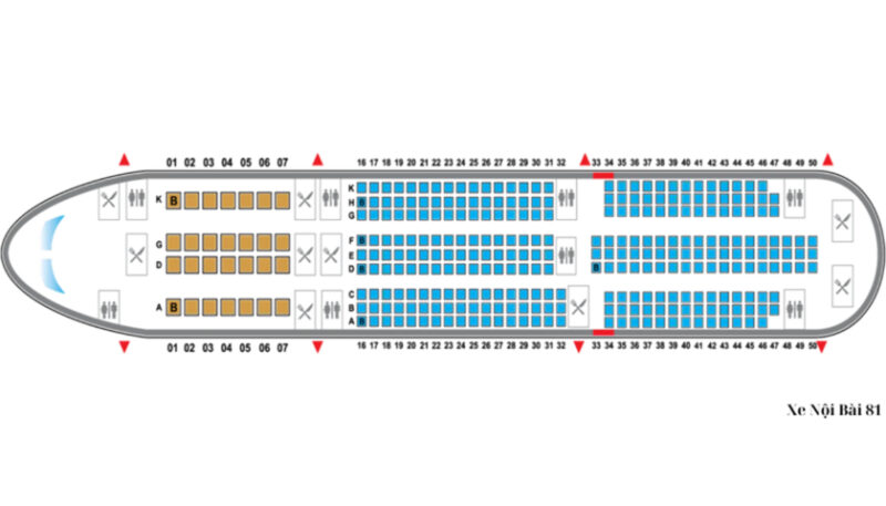 Sơ đồ Ghế máy bay Vietnam Airlines: Hướng Dẫn Chi Tiết Chọn Vị Trí Tối Ưu Trên 3 Dòng Máy Bay Chủ Lực
