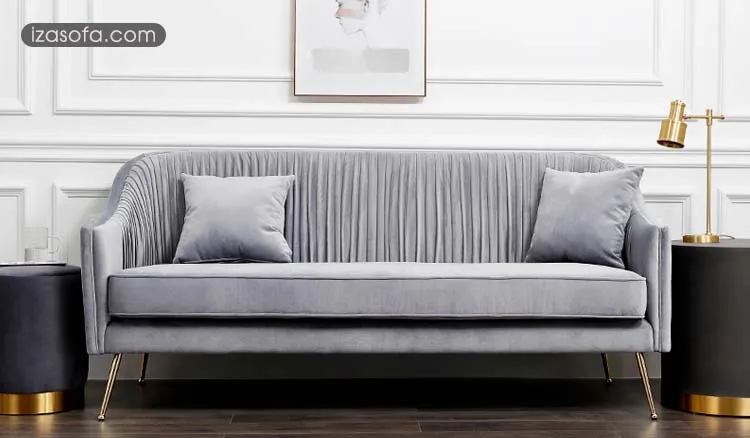 Sofa vàng nỉ nhung đẹp